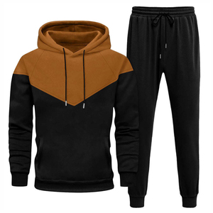 Conjunto Deportivo Personalizado de Dos Tonos para Hombre, Sudadera con Capucha y Pantalones de Chándal, Conjunto Deportivo para Entrenamiento Deportivo al Aire Libre - Product Image 4