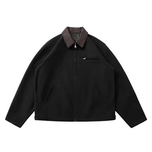 Cotton <b>Canvas</b> Streetwear Winter <b>Jacket</b> Waterproof Breathable Reversible 100% Cotton Cotton <b>Canvas</b> <b>Jacket</b> for <b>Men</b> - Product Image 4