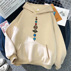 Sudaderas con Capucha para Mujer, Nuevas, de Calidad, con Diseño de Planetas, Coloridos y Creativos, Divertidas, a la Moda, Estilo Harajuku, Casuales, Suaves, Talla Grande - Product Image 2