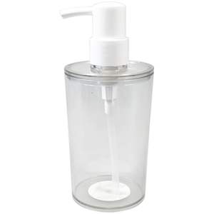 Distributeur de savon liquide à pompe en plastique transparent d'une capacité de 12oz, paquet de 3 - Product Image 3