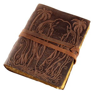 High Quality Brown Hardcover Leather Notebook <b>Custom</b> <b>Diary</b> Stationery For Sublimation Brown Leather Journal - Product Image 2