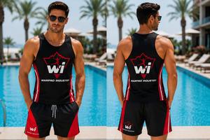 Traje de Baño Personalizado de Nueva Llegada, Venta al por Mayor, Ajustable, Talla Personalizada, Logotipo OEM, Transpirable - Product Image 2