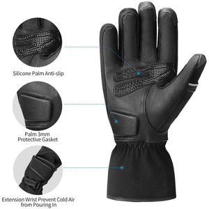 Guantes de Motocicleta de Cuero para Hombre, Estilo Retro, Motocross, Cuero de Alta Calidad para Adultos, Guantes para Moto - Product Image 4