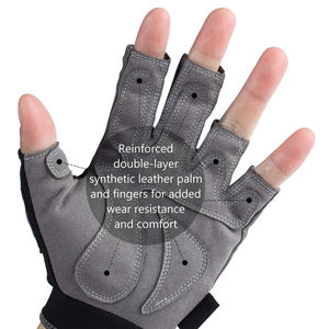 Guantes de pesca transpirables y antideslizantes, con dedos cortos, cómodos para deportes al aire libre, adecuados para ciclismo, conducción y pesca. - Product Image 2