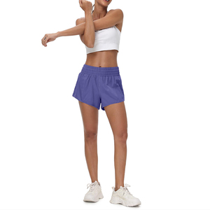 Shorts Deportivos de Cintura Alta para Mujer, Ropa Deportiva, Spandex/Nailon, Sin Costuras, Ajuste Ceñido, Venta al Por Mayor, Personalizados - Product Image 5
