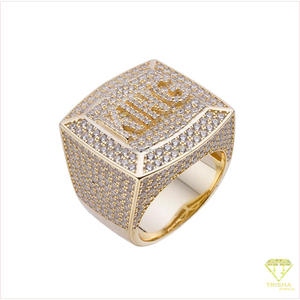 Anillo de Plata 925 Premium con Diamante Cultivado en Laboratorio, Diseño de Lujo Brillante para Minoristas y Revendedores de Joyería al por Mayor - Product Image 3