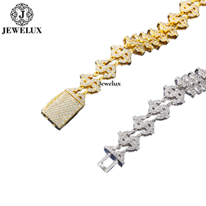 High Quality Moissanite Tennis <b>Bracelet</b> for Unisex with High Brilliance Stones <b>Silver</b> Plated Export Competitive Wholesale Price - Product Image 3