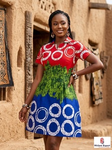 Tela de Algodón con Estampado Africano de Alta Calidad para Producción de Ropa e Industria Textil - Product Image 6