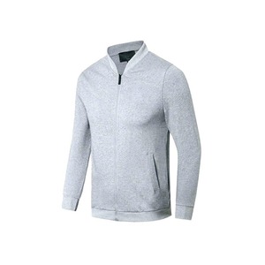 Men's Orange <b>Tracksuit</b> Full Sleeve Zipper Sporty Style Solid Color Breathable Polyester Regular Fit Side Pockets Spring Wear - Product Image 5