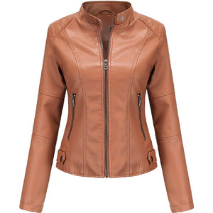 Nueva Llegada, Chaqueta de Cuero Personalizada para Mujer, Chaqueta de Cuero Transpirable a Bajo Precio - Product Image 1