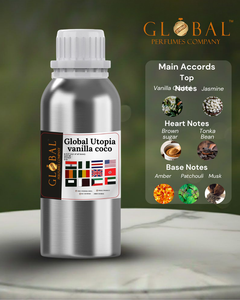 Fragancia Inspirada en UTOPIA VANILLA COCO, Fragancia Premium de Alta Calidad, Larga Duración, Proveedores al por Mayor, Concentrada, Multi-Aroma - Product Image 1