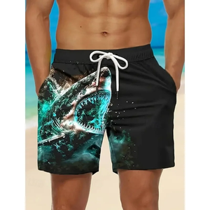 Divertidos Shorts de Playa con Estampado de Pollo Kung Fu, Moda de Verano para Hombres y Niños, Shorts de Baño Casuales con Estampado 3D de Animales, Talla Grande - Product Image 2
