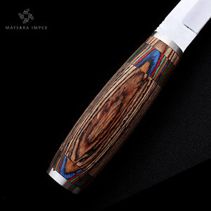 Cuchillo Puukko Hecho a Mano con Mango de Madera, Hoja Fija, para Caza, Bushcraft, Camping y Supervivencia - Product Image 5