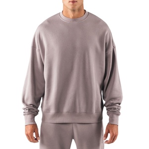 เสื้อสเวตเตอร์ผ้าคอตตอนแบบสวมหัวผ้าฟลีซเสื้อสวมหัวสำหรับผู้ชายผ้าฝ้าย100% - Product Image 2