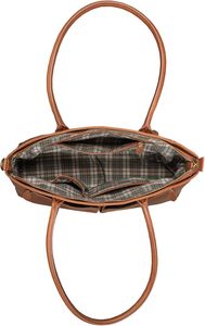 Bolso Tote de Cuero Genuino para Mujer, Estilo Clásico, Cierre de Cremallera, Correa para el Hombro, Uso Diario, Color Negro, de la India - Product Image 5
