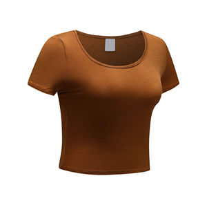 Compre Camisetas de Algodón con Logotipo Personalizado de Alta Calidad para Niñas y Mujeres al por Mayor, Camisetas Lisas con Logotipo Impreso Personalizado - Product Image 2