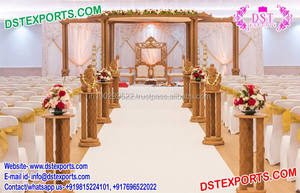 Mandap de mariage sur le thème de l'éléphant ancien, Mandap indien en forme de trompe d'éléphant, Mandap de mariage époustouflant en forme de trompe d'éléphant, pour événements en Australie - Product Image 5