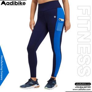 Leggings Deportivos para Mujer Hechos a Medida al por Mayor, 50 Piezas MOQ, Pantalones de Yoga sin Costuras, Diseño Personalizado del Panel Lateral, Color Sólido - Product Image 4
