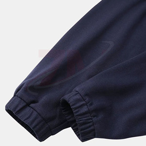 Sudadera con Capucha para Hombre, Talla Grande, Color Negro, Personalizada, Lavada, 100% Algodón Felpa, Fabricantes de Ropa Esencial - Product Image 4