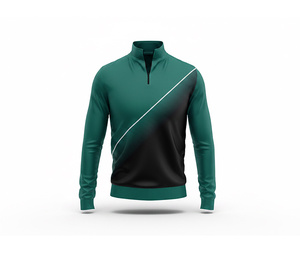 <b>Lightweight</b> Sublimated Sports <b>Jacket</b> with Water Zipper for Men <b>Women</b> Youth Sportswear Quick Dry Team Pullover - Product Image 4