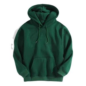 Sweat-shirt à capuche 100% coton pour hommes, coupe décontractée, manches longues, vêtements de sport d'hiver brodés, streetwear - Product Image 1
