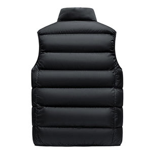 Chaleco Acolchado Brillante sin Mangas para Hombre, Chaqueta Impermeable de Invierno, Transpirable, Ligera, con Logotipo Personalizado OEM - Product Image 3
