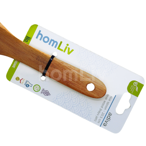 OEM HomLiv Adiva - Cuchara de Arroz de Madera de Teca Natural, Hecha a Mano, Utensilios de Cocina Ecológicos y Sostenibles, Cuchara Espátula de Grado Alimenticio - Product Image 4