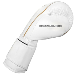 Gants de boxe professionnels en cuir pour sparring, protection pour arts martiaux, personnalisables avec logo sur mesure pour les compétitions. - Product Image 5
