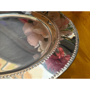Assiettes et plats au design admirable, assiette de présentation en métal en acier inoxydable poli miroir, pour servir les aliments. - Product Image 6