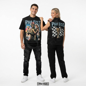 Débardeur en coton durable style streetwear décontracté, gilet punk biker clouté, graphique tendance, haute qualité, personnalisé - Product Image 2