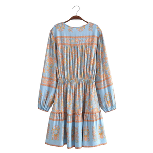 Vestido Mini Informal Estampado para Mujer, Ropa Cómoda para el Verano - Product Image 2