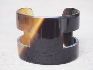 Decorative Buffalo Horn Cuff <b>Bracelet</b> Handmade Natural Jewelry Piece For Ladies Elegant And Modern Style - Product Image 3