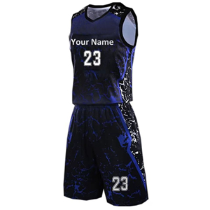 <b>Top</b> Trending Premium Quality 100% Polyester Basketball Uniform Adults Fully Customized Logo Printing Breathable UV Protection - Product Image 3
