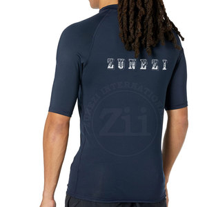 Service OEM, chemises de compression légères à manches courtes pour hommes, respirantes, grandes tailles, coupe ajustée - Product Image 4