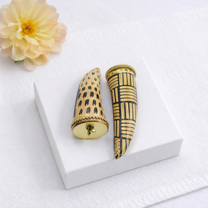 Collier pendentif en corne de buffle d'eau, écologique, thème amour, poli, fait main, bijoux artisanaux naturels par FAIZA CRAFT (FC-7753) - Product Image 4