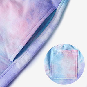 Pantalones Cortos Tie Dye para Hombre, Cintura Elástica, Ropa Casual de Calle, Atuendo de Verano, Pantalones Cortos Tie Dye para Hombre, Algodón de Primera Calidad, Pantalones Cortos Casuales de Playa - Product Image 4