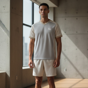 ชุดฟุตบอลแบบซับลิเมชั่น ออกแบบเสื้อเจอร์ซีย์ฟุตบอลได้ตามต้องการ ชุดทีม ระบายเหงื่อได้ดี ชุดฝึกซ้อม กางเกงขาสั้นสำหรับผู้ชาย - Product Image 6