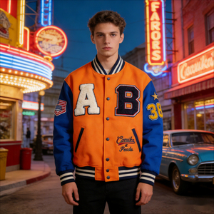 Custom Logo Embroidery 100% Cotton Formal Varsity <b>Jacket</b> Unisex <b>Plus</b> <b>Size</b> Loose Sports - Product Image 4