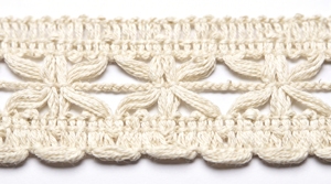 Elegante Encaje Floral Calado 100% Algodón para Decoración del Hogar, Prendas y Costura Decorativa - Product Image 6