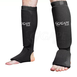 Factory Direct Elasticated Shin Insteps Compression Wear Football Game Professional Protection Lightweight Durable Non-Slip - Product Image 2