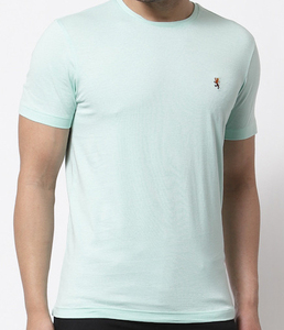 Camiseta de Algodón Estampada para Hombre, Estilo Casual, Cuello Redondo, Manga Corta, Transpirable, Corte Regular, para Uso Diario, OEM ODM - Product Image 3