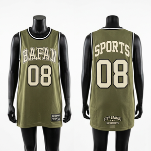 Camiseta de baloncesto de malla de poliéster premium de 180 GSM, transpirable, con gráfico rojo y azul, impresión por sublimación personalizada - Product Image 6