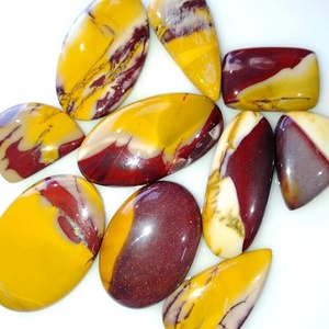Mookaite Jasper รูปร่างผสมมากหลวมอัญมณีขัดเงา Cabochon เครื่องประดับทำจากธรรมชาติที่มีคุณภาพที่น่าตื่นตาตื่นใจ - Product Image 5
