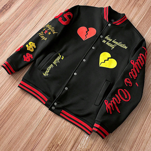 Chaqueta de Cuero Bordada Personalizada para Hombre, Chaqueta Bomber de Estilo Urbano, Diseño OEM de Marca Privada, Proveedor de Chaquetas de Cuero Genuino - Product Image 1