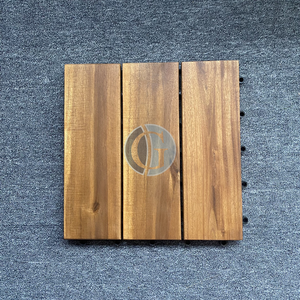 Baldosas de Madera Duraderas para Terraza, Piso de Patio Encastrable de Madera de Acacia - Product Image 2