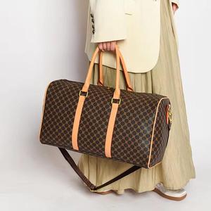 Bolsa de Viaje de Cuero Personalizada con Logotipo de Fábrica para Hombre, Bolsa de Fin de Semana, Saco de Viaje de Cuero - Product Image 5