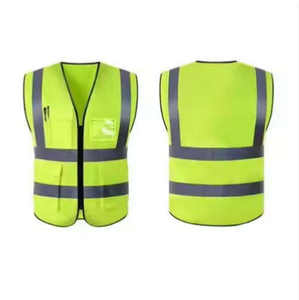 Chaqueta Reflectante de Alta Visibilidad NESTA SPORTS, Chaleco de Seguridad con Múltiples Bolsillos, Ropa de Trabajo con Logotipo Personalizado - Product Image 5