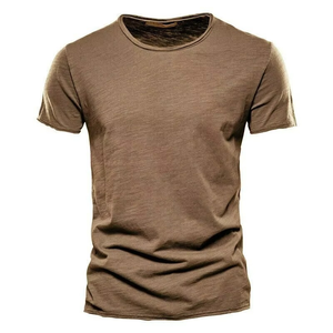 New Arrival Customized 100% Cotton Men's Summer T-Shirt Casual Print Design Soft Fitness Style for Man - Product Image 4