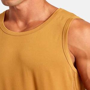 OEM Customized 100% Cotton Gym Tank Tops for Plus Size Men Casual Print Pattern Men's Casual Tank Tops Breathable Knitted Top - Product Image 3