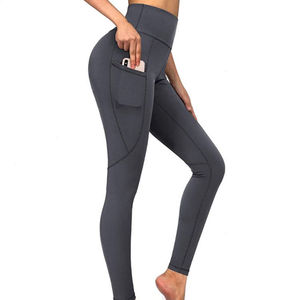 Best Sellers <b>Women's</b> High Waist Gym Fitness Leggings with Pockets Plus Size <b>Yoga</b> <b>Pants</b> in Sweet Style Breathable Feature - Product Image 2